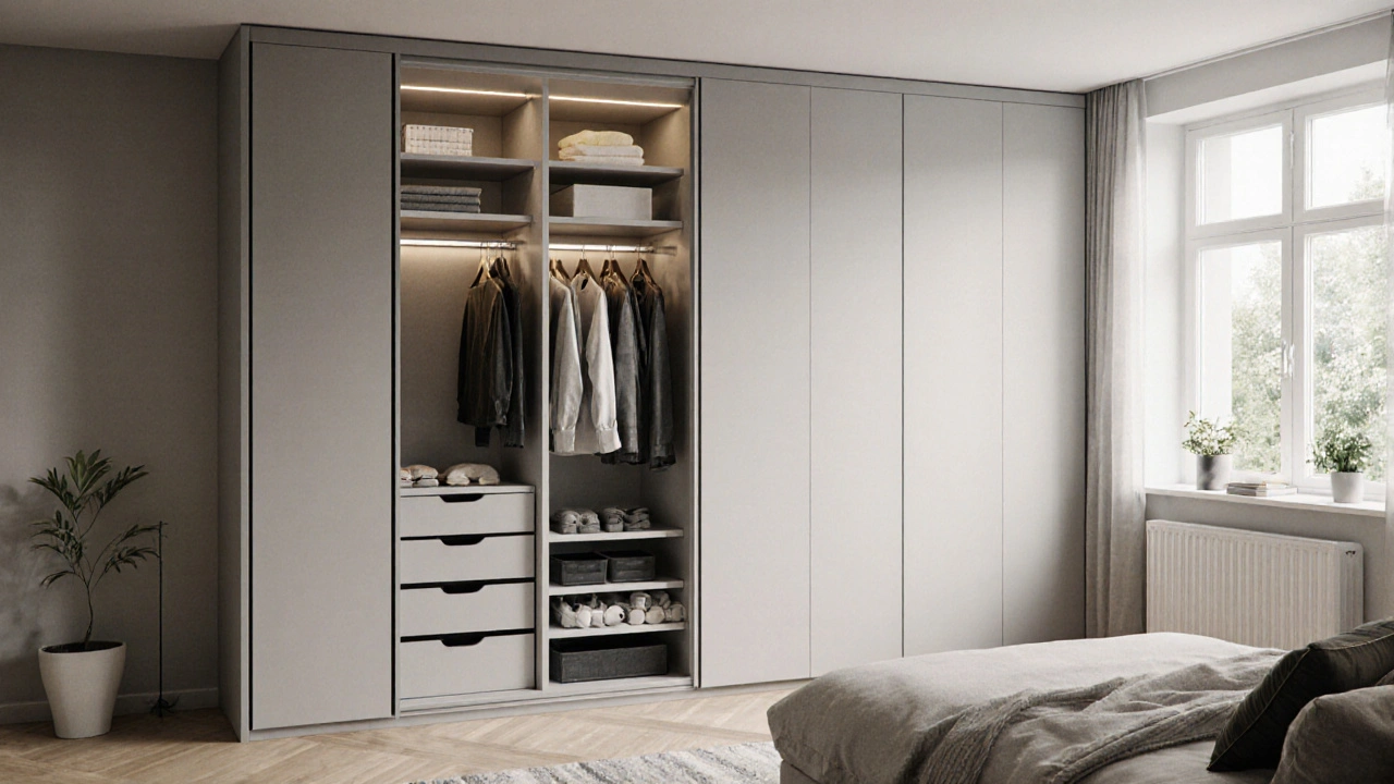 Vestavěné skříně: jak maximalizovat úložný prostor v bytě