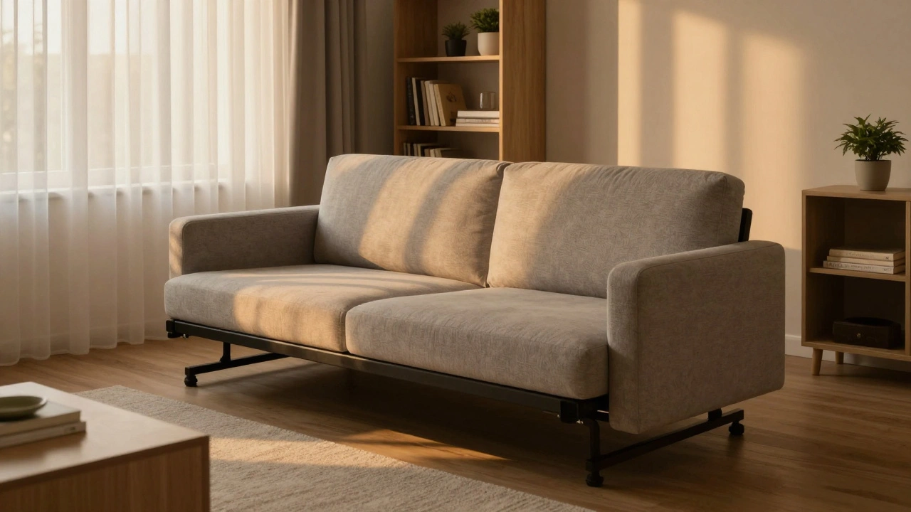 Skládací pohovky a postele: dva v jednom pro malé prostory