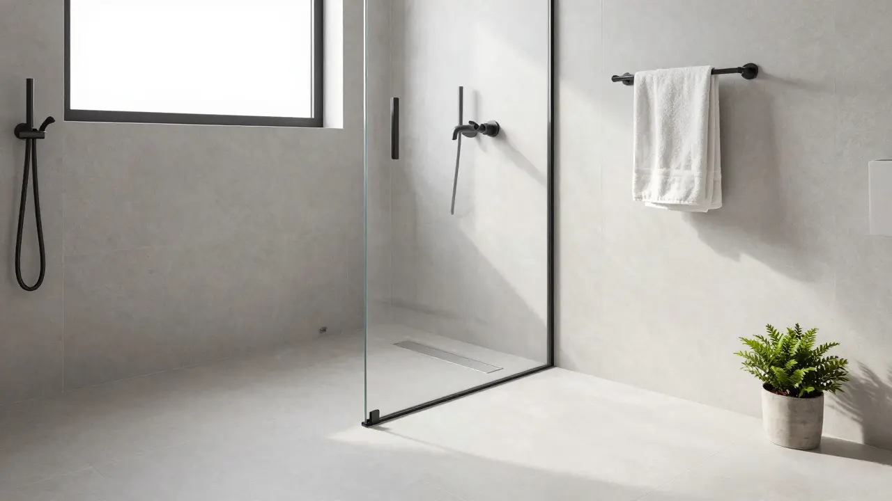 Zástěny bez vaničky: jak správně vybrat a instalovat bezzárubňovou sprchu v koupelně