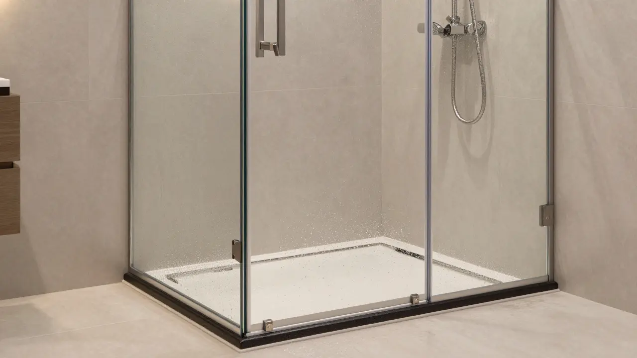 Sprchové zástěny: jak vybrat správný materiál a kování pro trvalou funkčnost