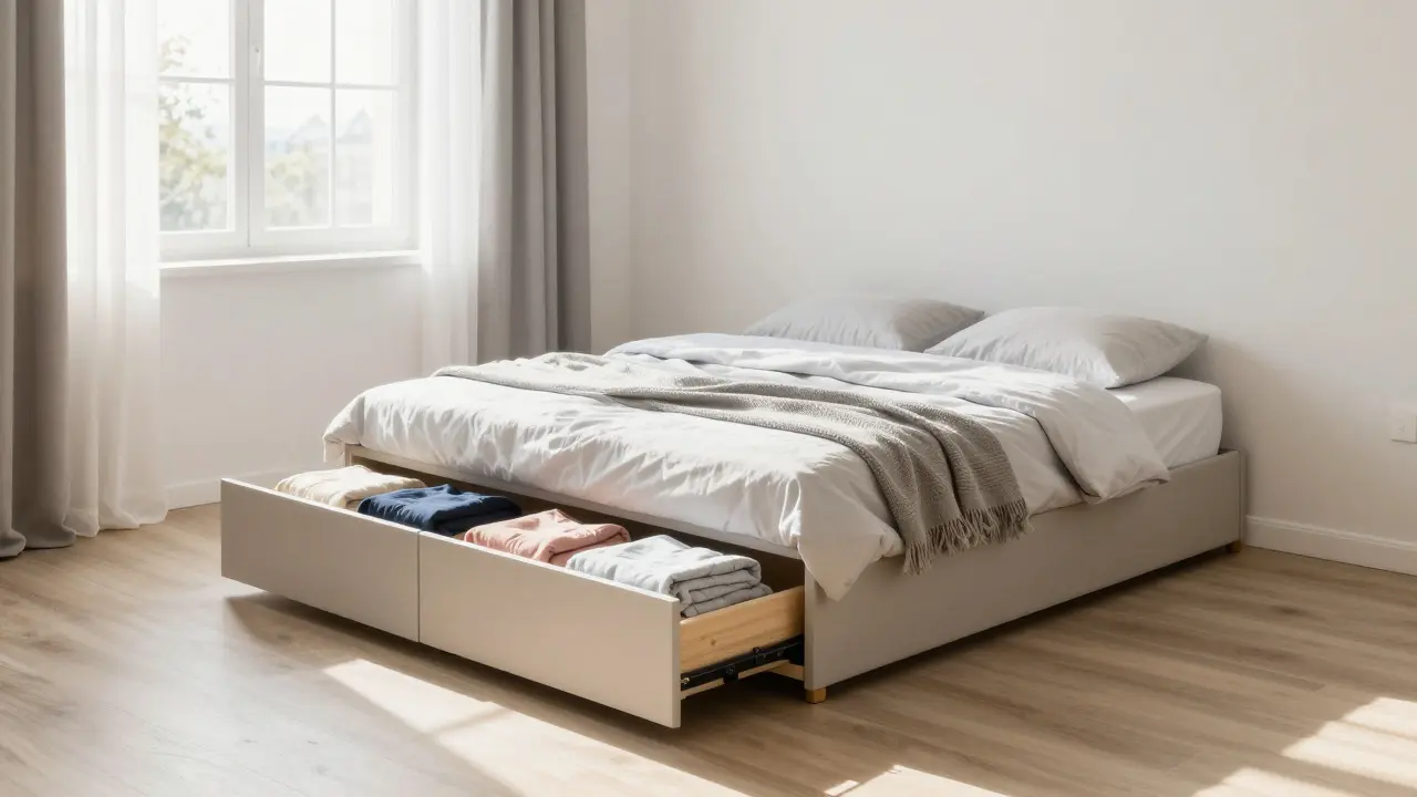 Jak maximalizovat úložný prostor v ložnici: Postele, komody a skříně