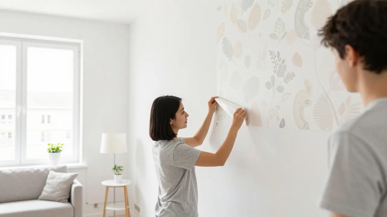 Samolepicí tapety: Jak levně a rychle změnit vzhled interiéru