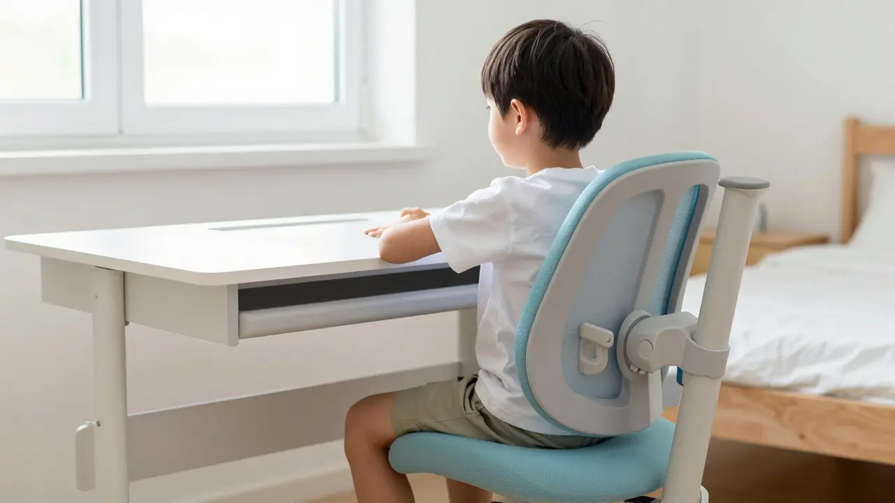 Psací židle pro školáka: Jak vybrat ergonomii, která ochrání páteř