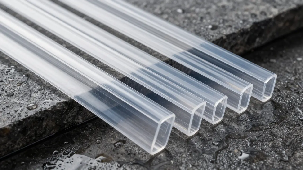 Transparentní PVC těsnicí lišty pro sprchové kouty